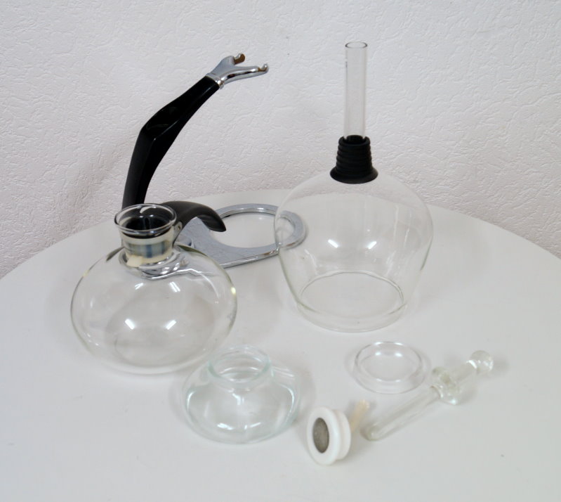 Amphora CONA Luxus Chrom Glas Coffee Maker Kaffeemaschine